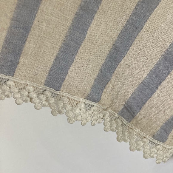 Large Off Shoulder Striped Eiffel Designs Top - Picture 9 of 11